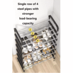 Simple Multi Layer Shoe Rack Stainless Organizer - صورة 4