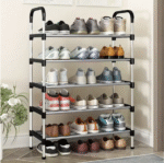 Simple Multi Layer Shoe Rack Stainless Organizer - صورة 9