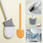 Silicone Toilet Brush with Holder - Image 2