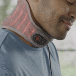 Calming Heat Vibrating Neck Wrap – Heated Massager with Adjustable Strap - صورة 4