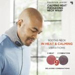 Calming Heat Vibrating Neck Wrap – Heated Massager with Adjustable Strap - صورة 8