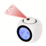 LCD Digital Projection Alarm Clock – Voice & Temperature Display - Image 2