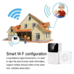 Smart Wireless Video Doorbell – WiFi Intercom & Night Vision - صورة 5