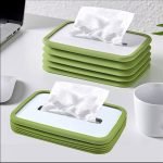 Tissue Box Silicone Holder Collapsible