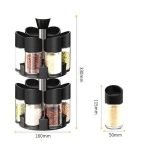 Spice Rack 12 Pcs Set Revolving - صورة 6