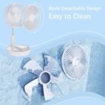 Rechargeable Folding Stand Fan - Image 7