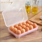 15 Grids Portable Egg Storage Box