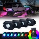 LED RGB Rock Light 4 Pods - صورة 2
