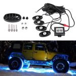 LED RGB Rock Light 4 Pods