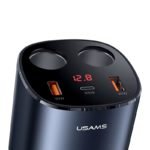 Car Charger – 245W Fast Charge with Dual Cigarette Lighters - صورة 4