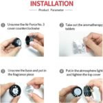 Car Air Freshener Vent Clip LED - صورة 7