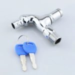 Water Tap with Key – Anti-Theft Lockable Washing Machine & Garden Faucet - صورة 2