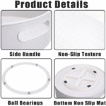 360°Rotating Storage Trays Kitchen Organizer. - Image 2