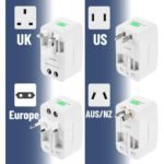 Universal USB Travel Adapter – Compact International Power Adapter - صورة 5