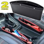 Vehicle Storage Box | Premium PU Leather Seat Catcher | Gap Filler Car Organizer| - صورة 11