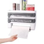 4-in-1 Wall-Mounted Paper Dispenser – Foil, Film & Towel Rack