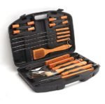18-Piece BBQ Tool Set – Stainless Steel with Wooden Handles - Image 2