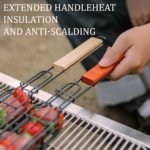 BBQ Grilling Basket Set – Stainless Steel Mesh Baskets for Fish, Meat & Vegetables (3PCS) - Image 2