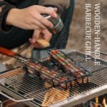 BBQ Grilling Basket Set – Stainless Steel Mesh Baskets for Fish, Meat & Vegetables (3PCS) - Image 3