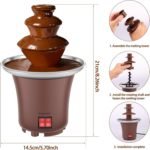 Three Layers Mini Chocolate Fountain - صورة 10