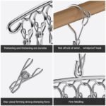20 Clips Laundry Hanger - صورة 4