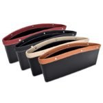 Vehicle Storage Box | Premium PU Leather Seat Catcher | Gap Filler Car Organizer| - صورة 9