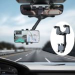 Car Mirror Phone Holder 360°Rotatable - صورة 2