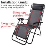 Relax Sling Reclining Chair – Outdoor Folding Zero Gravity Lounge with Footrest - صورة 10