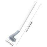Long Handle Toilet Cleaning Brush – Bendable Silicone Head - صورة 3