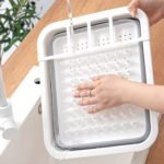 Folding Dish Rack Set with Tray – Kitchen Drainer Organizer - Image 7