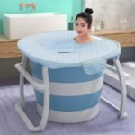 Portable Foldable Bath Tub – Adult & Child Household Round Bath Bucket - Image 3
