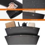 Vehicle Storage Box | Premium PU Leather Seat Catcher | Gap Filler Car Organizer| - صورة 16