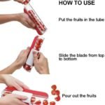 zip slicer cherry slicer fruit and vegetable - صورة 5