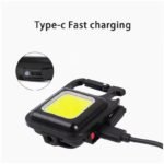 Portable COB USB Rechargeable Work Light – Mini Keychain Camping & Repair Lamp - Image 5