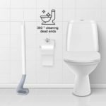 Long Handle Toilet Cleaning Brush – Bendable Silicone Head - صورة 4