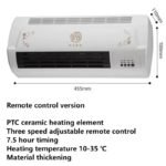 Cool & Warm Dual-Use Air Heater Fan – Wall-Mounted Ceramic Radiator - صورة 5