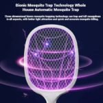 Electric Mosquito Swatter & Bug Zapper – USB Rechargeable 2-in-1 - Image 3