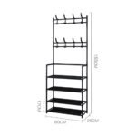 5 Tiers Shoes Rack With Hanger - صورة 5