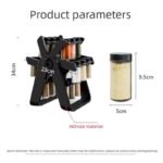 Spice Rack with 18 Bottles – 360° Rotating Organizer for Kitchen & Pantry - صورة 6