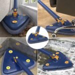Triangle 360° Cleaning Mop – Telescopic Self-Draining Household Brush - صورة 6