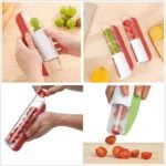 zip slicer cherry slicer fruit and vegetable - صورة 8