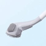 Long Handle Toilet Cleaning Brush – Bendable Silicone Head - صورة 5