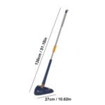 Triangle 360° Cleaning Mop – Telescopic Self-Draining Household Brush - صورة 7