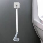Long Handle Toilet Cleaning Brush – Bendable Silicone Head - صورة 6