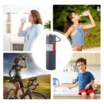 🏷️ Vacuum Flask Set – 500ML Stainless Steel Business Thermos with 3 Cups - صورة 3