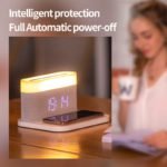 Digital Alarm Clock with 15W Wireless Charger & Night Light - Image 5