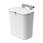 Wall Mounted Trash Can with Lid 9L – Hanging Kitchen & Bathroom Waste Bin