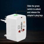 Universal USB Travel Adapter – Compact International Power Adapter - صورة 7