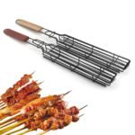 BBQ Grilling Basket Set – Stainless Steel Mesh Baskets for Fish, Meat & Vegetables (3PCS)