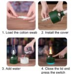 Retro night light humidifier - صورة 11